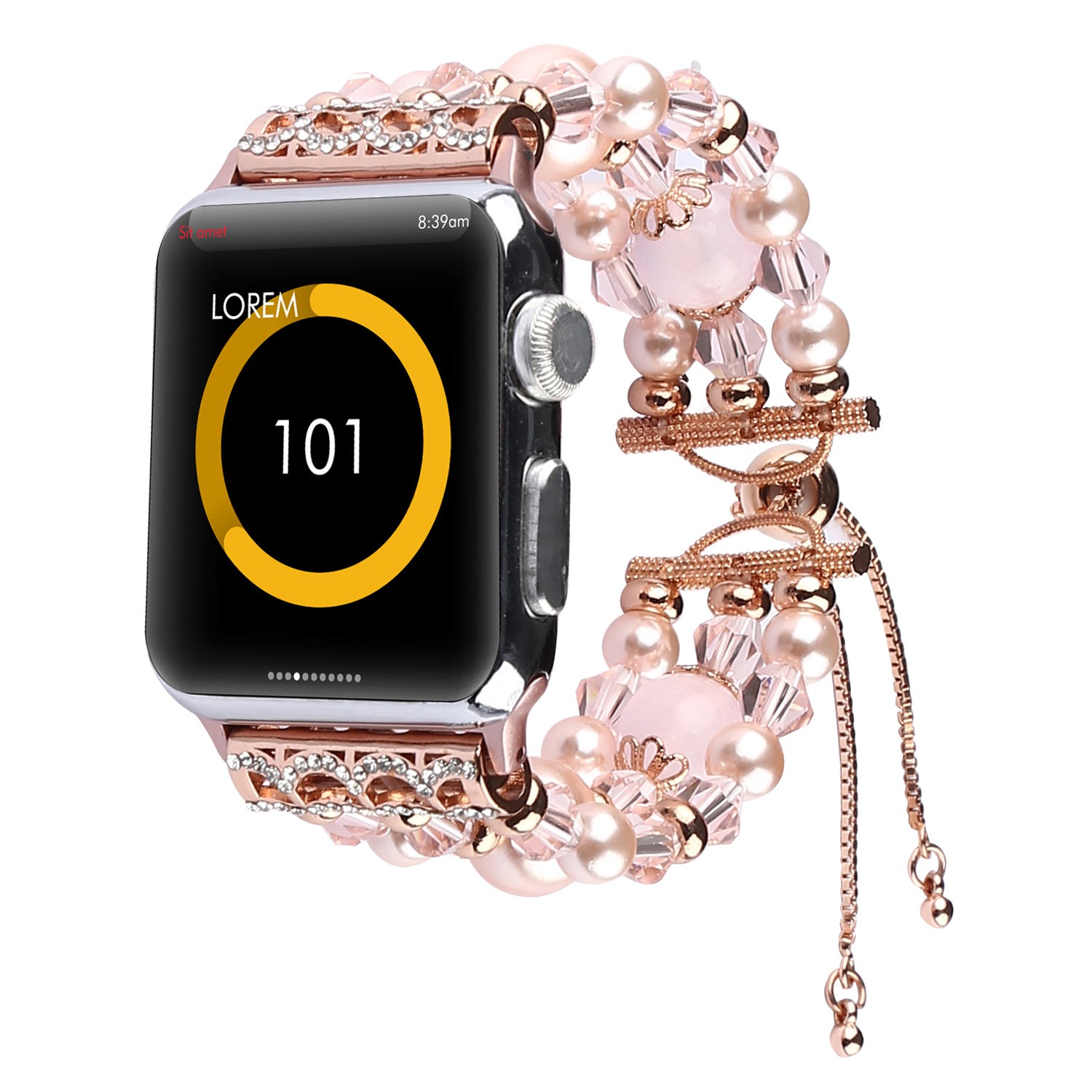 Stylish Agate Pearl Watch Strap Replacement Band for Apple Watch Series 9 8 7 41mm 6 5 4 SE (2023) SE(2022) SE 40mm 3 2 1 38mm Stylish Agate Pearl Watch Strap Replacement Band for Apple Watch Series 9 8 7 41mm 6 5 4 SE (2023) SE(2022) SE 40mm 3 2 1 38mm